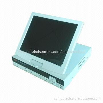 4ch 10.5-inch LCD DVR Combos, HDMI Output, P2P Function, Supports 3G Mobile Phone View